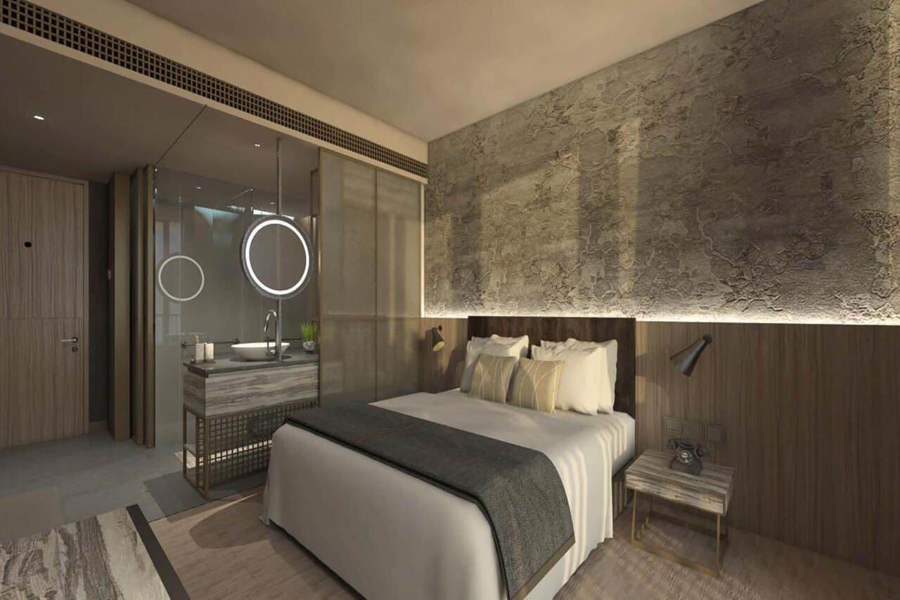 The Botanica Sanctuary Hotel Puncak Buitenkant foto A bedroom at the hotel